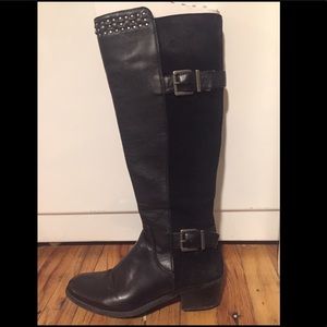 Jessica Simpson Studded Equestrian Boots
